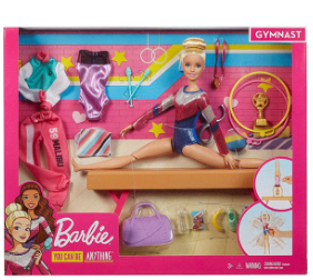 Barbie gymnast dolls with accessories